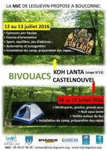 affiche bivouacs