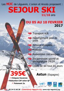 SEJOUR SKI INTER MJC