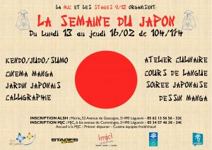 AFFICHE STAGE JAPON