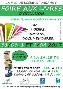 Affiche Foire aux livres 14 03 2017