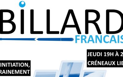 CLUB BILLARD FRANÇAIS À LÉGUEVIN !