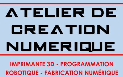ATELIER DE CRÉATION NUMÉRIQUE 16/02/2019