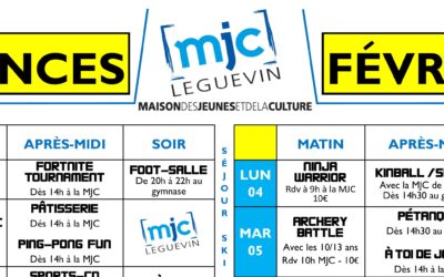 PROGRAMME VACANCES FÉVRIER 2019