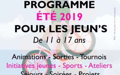 PROGRAMME ÉTÉ 2019