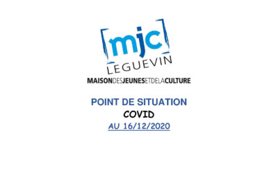 INFOS COVID – 16/12/2020