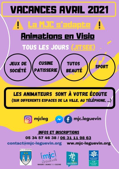 VACANCES AVRIL 2021
