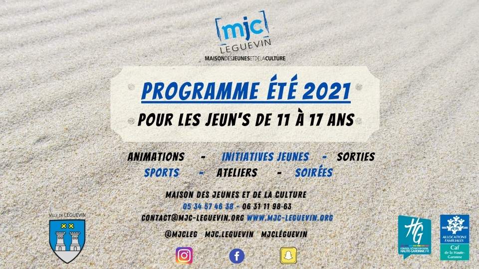 VACANCES ETE ACTION JEUNES 2021