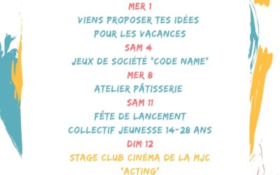 PROGRAMME ACTION JEUNES DECEMBRE 2021