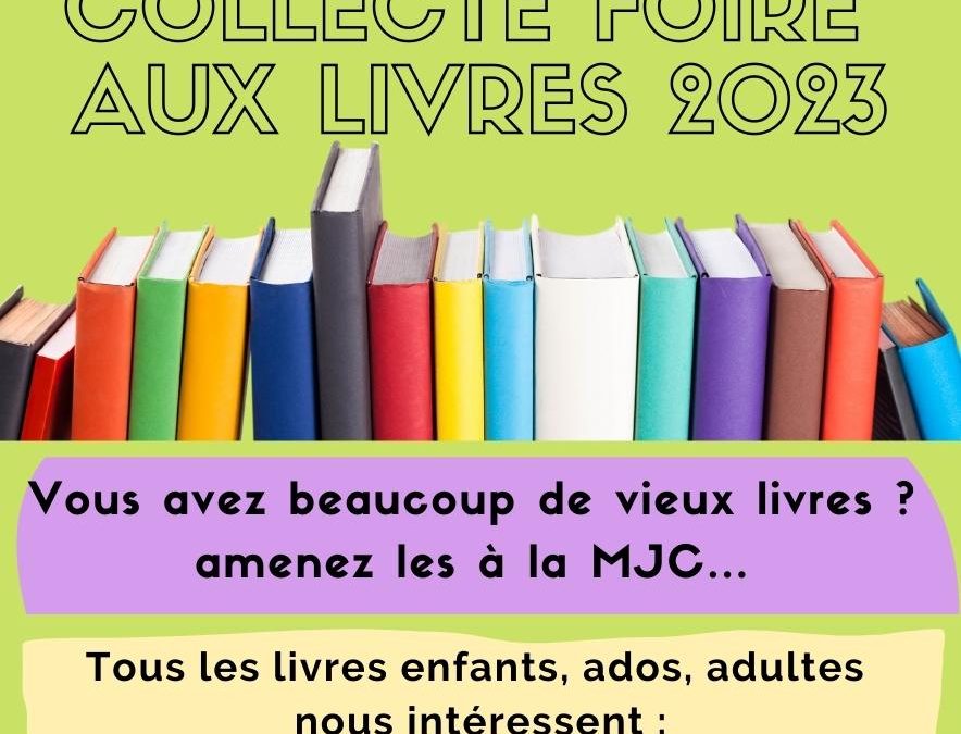 COLLECTE FOIRE AUX LIVRES 2023