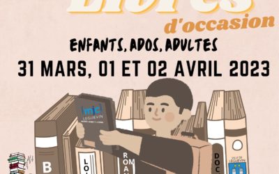 FOIRE AUX LIVRES D’OCCASION – 31 MARS, 01 ET 02 AVRIL 2023