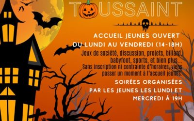 VACANCES DE TOUSSAINT 24 – Programme Action Jeunes