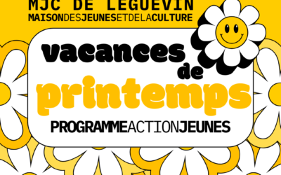 VACANCES DE PRINTEMPS – Programme action jeunes