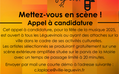 Appel à candidature – Fête de la musique